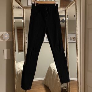 J Brand High Wasted Black Skinny Jean